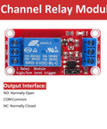 1 Channel Relay Module with optocoupler, handles 10A at 250V AC, for low voltage signal control of appliances.