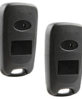 Kia Rio 2012 2014 And Kia Soul 2010 2013 Flip Key Fob Remote Case Shell Two Pack Easy Swap With Button Pad Uncut Blade Included