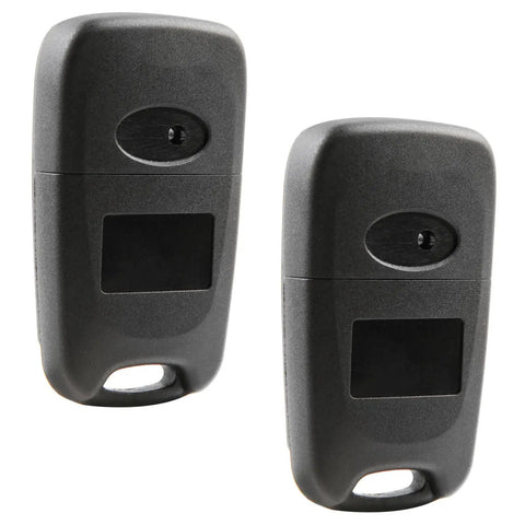 Kia Rio 2012 2014 And Kia Soul 2010 2013 Flip Key Fob Remote Case Shell Two Pack Easy Swap With Button Pad Uncut Blade Included