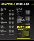 Compatibility list for Activated Carbon Cabin Air Filter For VW Golf Jetta Passat Tiguan CC Beetle Eos Bora Caddy And Audi A3 Q3 Models 2004 2020