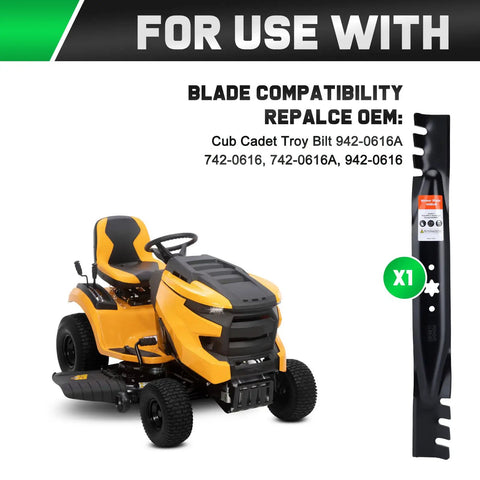 42 Inch Mower Blades For Cub Cadet Ultima ZT1 42 XT1 42 LT42 And Troy Bilt Bronco Pony 42 Zero Turn Riding Mower Mulching Replacement