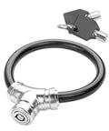 14mm Heavy Duty Bike Lock Chain With Keys 7 Hole Zinc Alloy Ring Lock Secure For Electric Bikes And Scooters