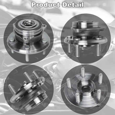 Pair Of Front Wheel Bearing And Hub Assemblies 513324 For Durango And Grand Cherokee 2011 To 2024 2011 To 2022 WK