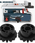 Two Pack Table Saw Bevel Gear 2610015042 Replacement For GTS 10 J And GTS 1031 Saws Durable Black Plastic Construction