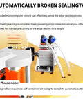 Automatic Edge Bander Portable Edge Banding Machine With 1000ml Glue Capacity featuring microcomputer control components.