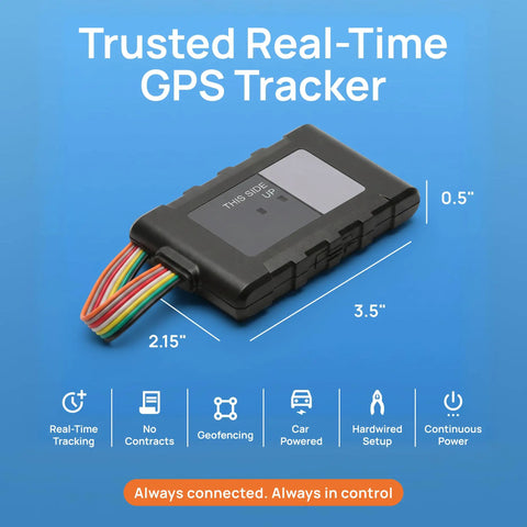 Keep Tight Tabs On Your Ride With This Hardwired Real Time Gps Tracker Using Reliable 4G Cellular Networks For Dead Nuts Accurate Location Tracking And Mobile App Dashboard Access, compact size, hardwired design.