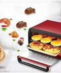 No Fuss Compact Countertop Oven For Pizza Roasting And Quick Breakfast Baking With Durable Stainless Steel Construction, baking muffins and pizza.
