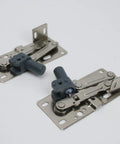 Soft Close Tip Out Hinges For Tray Doors With Self Closing Damper 45 Degree Hidden Pivot Tilt Opening Scissor Cabinet Hinges For Bathroom Vanity Kitchen Closet Bookcase Comes With Screws And Durable Steel Construction