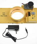 4 Inch Blast Gate for Duct Systems with Automatic, Wireless Remote, and Manual Modes, showcasing self cleaning slide out gate