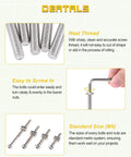 Heavy Duty Crib Screw Hardware Replacement Kit 28 Piece Set With M6 20 40 60 80 mm Hex Drive Socket Cap Screws details