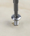 Dang Tough 100 Pack M3 X 20mm Flat Head Self Tapping Sheet Metal Screws being installed using a power tool.