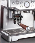 Top Shelf Espresso Barista Gear Featuring 54 Mm Stainless Steel Tamper Fits Breville Portafilters Includes Precision Wdt Needles Sleek Dosing Funnel And Two Hundred Premium Paper Filters To Nail That Perfect Morning Pull using a coffee machine.