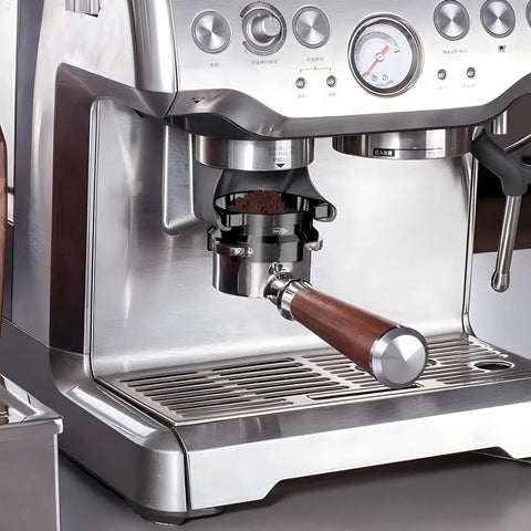 Top Shelf Espresso Barista Gear Featuring 54 Mm Stainless Steel Tamper Fits Breville Portafilters Includes Precision Wdt Needles Sleek Dosing Funnel And Two Hundred Premium Paper Filters To Nail That Perfect Morning Pull using a coffee machine.