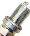 Close-up view of Laser Platinum Spark Plugs BKR6EQUP for select Audi, BMW, Cadillac, Porsche, VW, Volvo models, 6 pack OEM quality