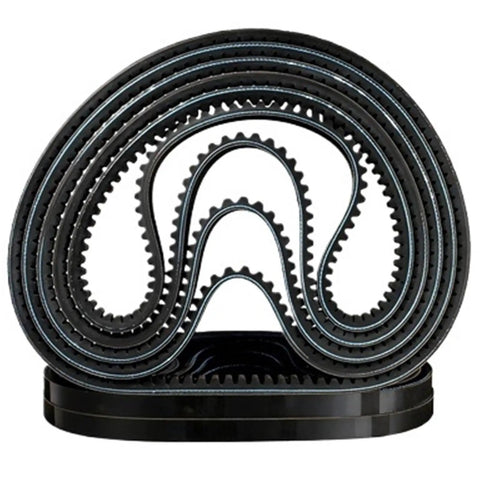 Type 17X Long Industrial V Belt With Hard Wire Rubber Drive Inner Ring 914 To 1245mm Toothed Drive Belt For Agricultural Machinery And Heavy Duty Power Transfer 1 Pc in coiled view