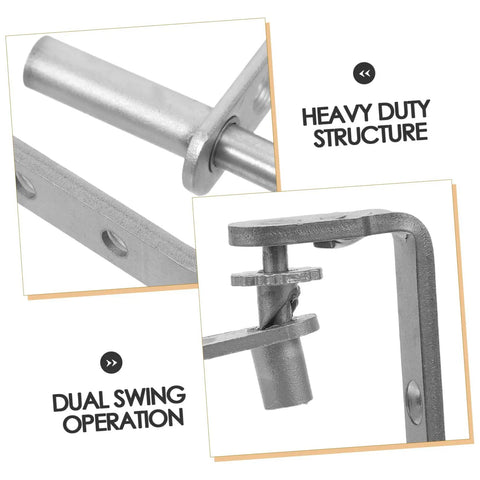 Heavy Duty Stainless Steel Self Closing Swing Door Hinges For Cafe And Interior Doors Dual Swing With Moisture Resistant Build And Automatic Self Return Mechanism Tough As Nails For Cabinets Kitchens And Bars, close-up