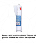 Polyurethane Sealant 540 White 10.5 fl oz cartridge in packaging