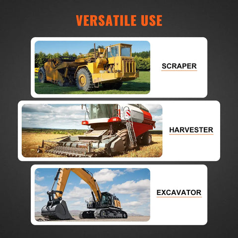 Beefy Heavy Duty 5 Gallon Pneumatic Grease Pump With 13 Ft High Pressure Hose And Gun usage on scraper, harvester, excavator