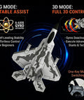 Diagram of 4 Channel F 22 Raptor RC Plane With Lights Ready To Fly Remote Control Jet With 6 Axis Gyro Stabilizer modes