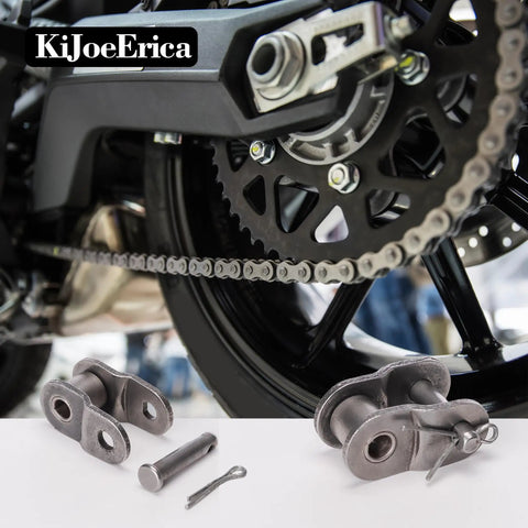 Forty Chain Offset Half Link Roller Master Links for Quick DIY Install three eighths inch pitch chain on a motorcycle wheel