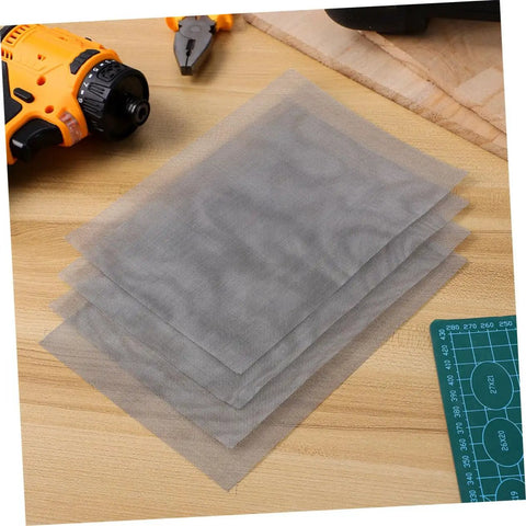 Stainless Steel Bumper Repair Mesh Kit 16 Pcs For Automotive Restoration DIY Friendly Durable Flexible Welding Screen