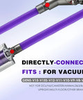 Dryer Vent Cleaner Kit With Flexible Crevice Tool And Drum Lint Brush Attachments For V7 Through V15 Vacuums A 4 Piece Set