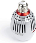 Accent B7C Smart LED Bulb 7W RGBWW Bi Color with E27 socket, silver finish, top view