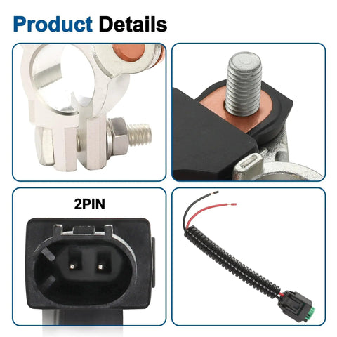Premium Heavy Duty Battery Current Sensor Replaces 4692269AI 2-pin connection with durable clamp and wire harness for Chrysler Jeep Dodge.