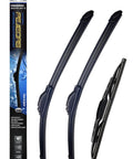 Heavy Duty Front And Rear Wiper Blades For 2002 Through 2006 Gmc Envoy 22 Inch Oem displayed with packaging, ideal for SUVs and trucks.