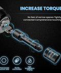 Beefy 21 Piece Three Quarter Inch Drive Jumbo Impact Socket Set includes socket extension and socket enhancing torque.