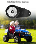 High Speed 24V Kids Ride On Gearbox RS550 40000RPM Motor Upgrade with toy car and children outdoors