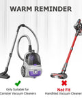 Universal Vacuum Floor Brush Head Fits 32 And 35 Mm Attachments, suitable for canister, not handheld vacuum cleaners.