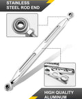 Biker Grade Chrome Shift Linkage Rod For Harley Davidson Touring Bikes 1986 2024 Bolt On Replacement For Smooth Shifts On Softail Dyna Fatboy Street Glide Road Glide Road King Electra Glide stainless steel rod end