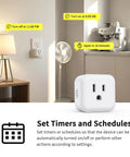 Z Wave 800 Series Smart Plug With Built In Repeater And Range Extender No Fuss Setup Mini Plug In Socket for Smart Home