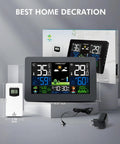 Weather Station Wireless Indoor Outdoor Digital Thermometer with Remote Sensor 7.5 Inch HD Display