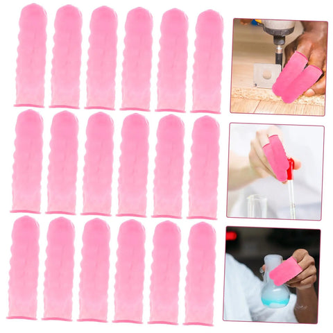 100 Pack Nitrile Latex Finger Cots Anti Static Joint Support Covers For Hand Therapy And Electronics Safe Worksite Use Built Tough For The Daily Grind Comfy Compression Shield Your Digits Without Any Hustle displayed in various applications.