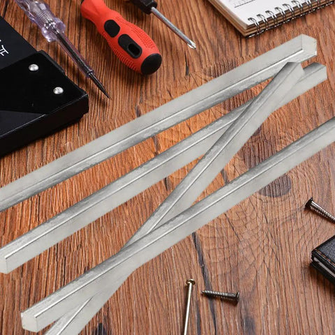 Four Pack One Quarter Inch Square Stainless Steel Key Stock Bar Stock Twelve Inch Cold Drawn Plain Finish For Cutting And Welding DIY Projects