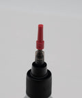 Precision Synthetic Lubricant For Brass And Woodwind Keys And Linkages With Needle Point Applicator For Smooth Quiet Action On Trumpet Trombone Saxophone Clarinet Flute French Horn And More Easy Apply Low Residue black bottle with red needle-point tip