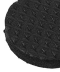 Close-up of textured surface of 30 Piece Black Nonslip Rubber Feet Pads For Heavy Duty Floor Protection Under Furniture And Appliances