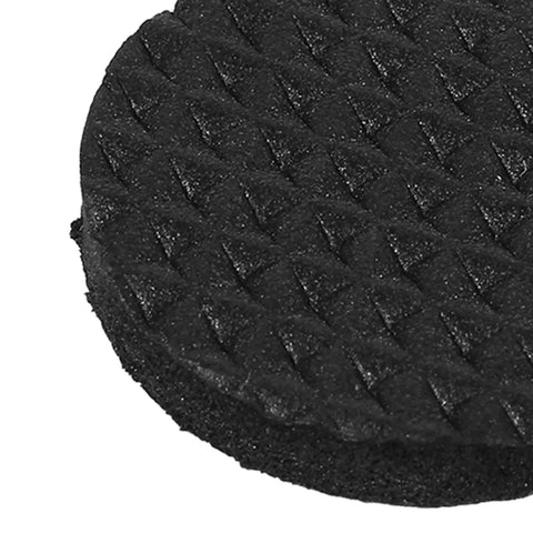 Close-up of textured surface of 30 Piece Black Nonslip Rubber Feet Pads For Heavy Duty Floor Protection Under Furniture And Appliances