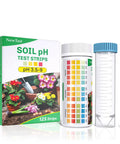 Soil PH Test Kit With Upgraded 125 Strips And Measuring Cylinders For Accurate DIY Friendly Garden Lawn Grass Flower Or Vegetable PH Testing Across Compost And Dirt