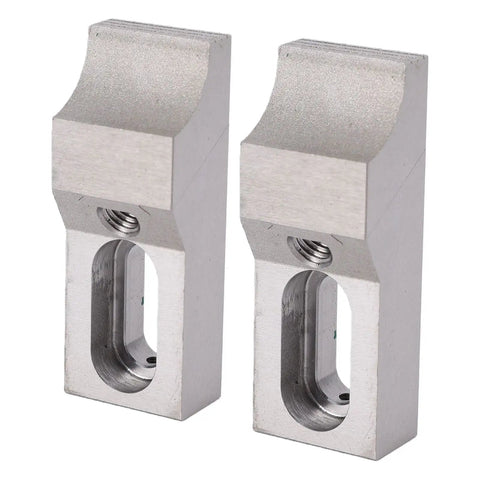 Heavy Duty Generic Side Clamp Vise 2 Pack Low Profile Design With Solid S136H Die Steel Construction For Precision CNC Milling And Full Surface Machining Jobs That Need Serious Grip And Durability Without The Bulk - Close-up of steel side jaws
