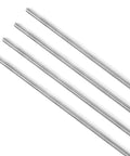 Four Pack 304 Stainless Steel Fully Threaded Rods One Quarter Inch Diameter Twenty Threads Per Inch Right Hand Threads 12 Inch Length