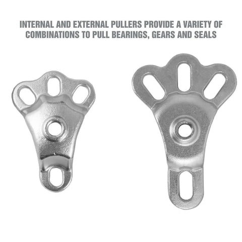 Internal and external pullers from Slide Hammer Puller Set With Dent Puller CV Axle And Bearing Removal Tool Kit Heavy Duty