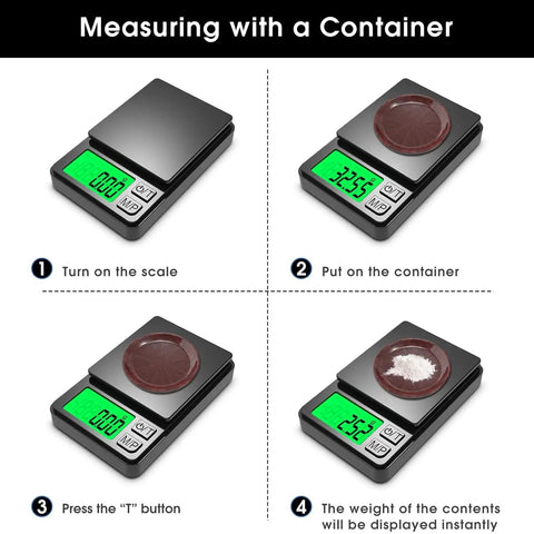 Portable Precision Pocket Scale 1000g X 0.01g For Jewelry, Food, Coffee And Kitchen Use With Backlit LCD Display No Battery Silver Finish