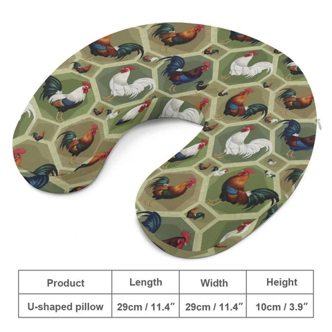 U Shaped Neck Pillow For Travel And Office Use, Lightweight Reusable Multi Functional Go-To Pillow For Airplanes Trains Cars And Naps, Soft Durable Polyester For Cozy All Day Neck Support