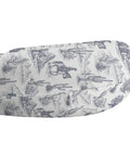 Women's Memory Foam U Shaped Neck Pillow For Travel And Daily Use On The Go Western Cowboy Cactus White Close-Up View