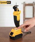 Cordless Drywall Rotary Tool For Sheetrock, Drywall Saw Cutter And Undercut Tool, Brushless Woodworking Cutter For Cutouts In Drywall, Wood, And Plastic, Speed Adjustable Up To 30,000 RPM, Compatible With 20V Max Batteries Not Included, 3-speed kit on battery base