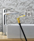 Quick Connect Sink Faucet Adapter For Shower And Garden Hose Chrome Brass Connector Kit with leak-free installation