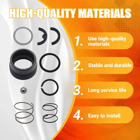 Beefed Up Collar Spring Steel Ball Impact Driver Kit Replacement For Cordless Impact Tools Compatible With DCF845 And DCF850 Series